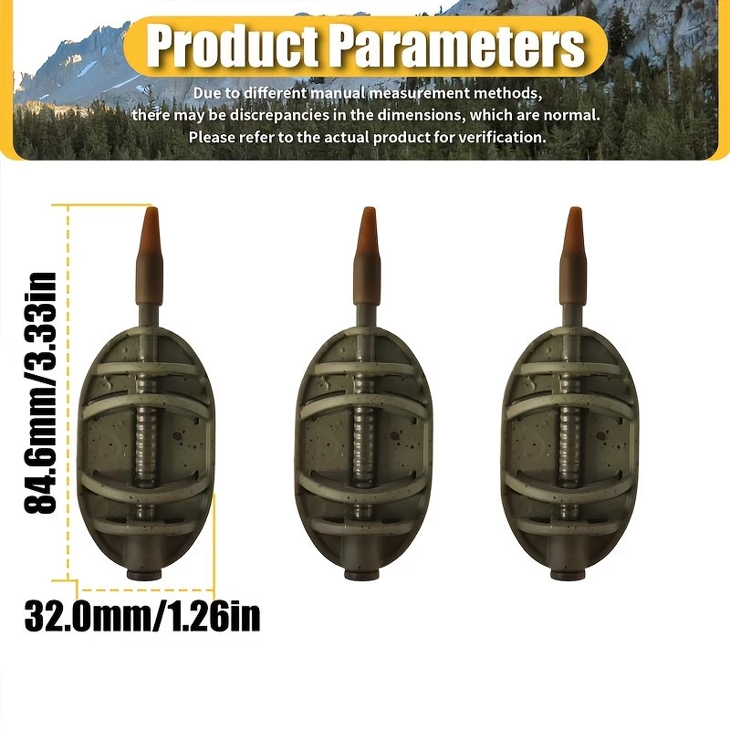 Inline Method Feeder for Carp  - Fishing Equipment For Trout 评论和价格