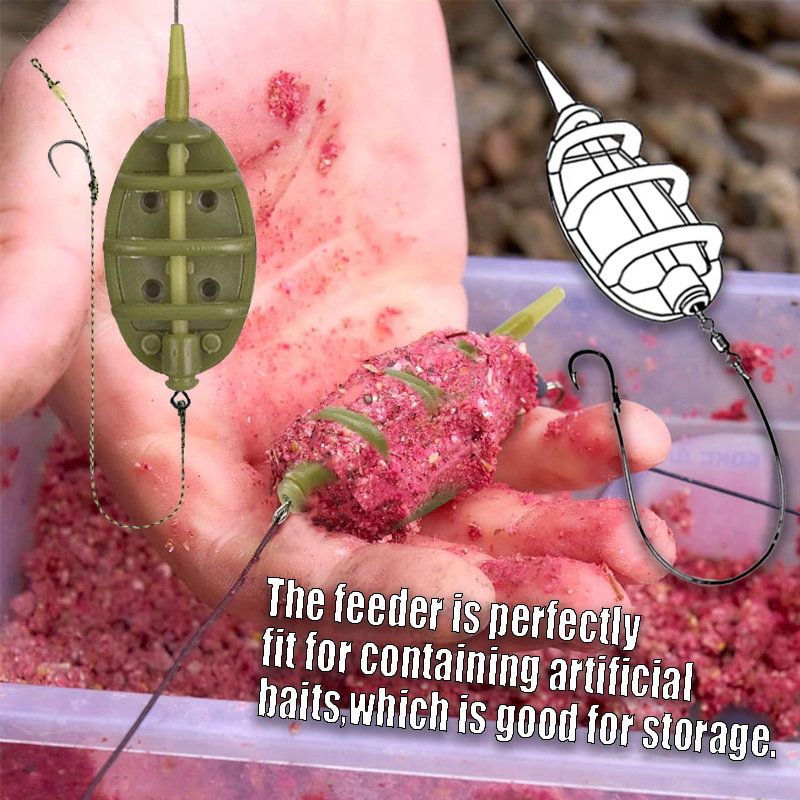 Inline Method Feeder Rigs Kit  - Fishing Equipment For Trout 评论和价格