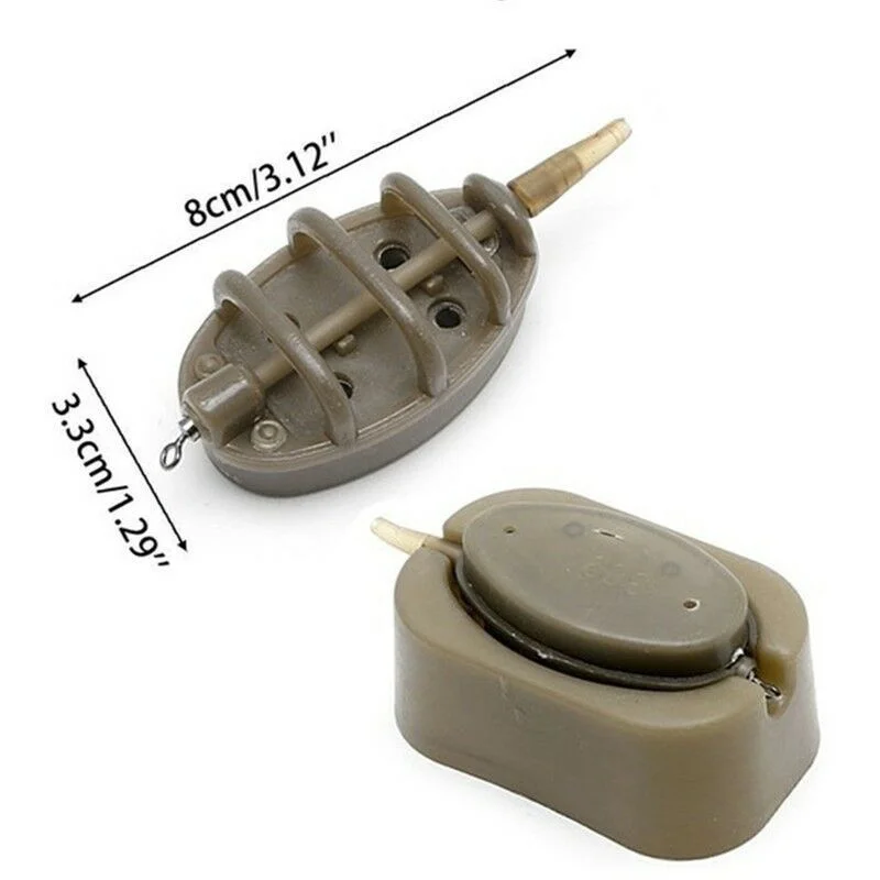 Outdoor Inline Method Feeder M - Fishing Equipment For Trout 评论和价格
