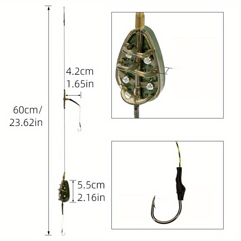 1pc Carp Fishing Feeder Kit Fe - Fishing Equipment For Trout 评论和价格