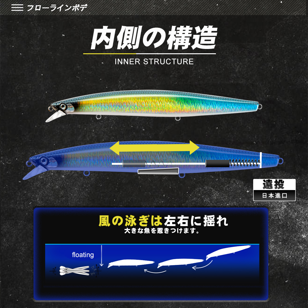 D1 Sea Fishing Lures 163mm 32g - Fishing Equipment For Trout 评论和价格