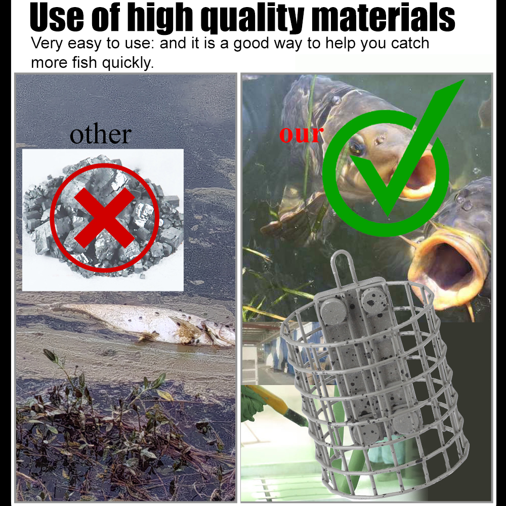 NGB Fishing Tackle Feeder Cage - Fishing Equipment For Trout 评论和价格