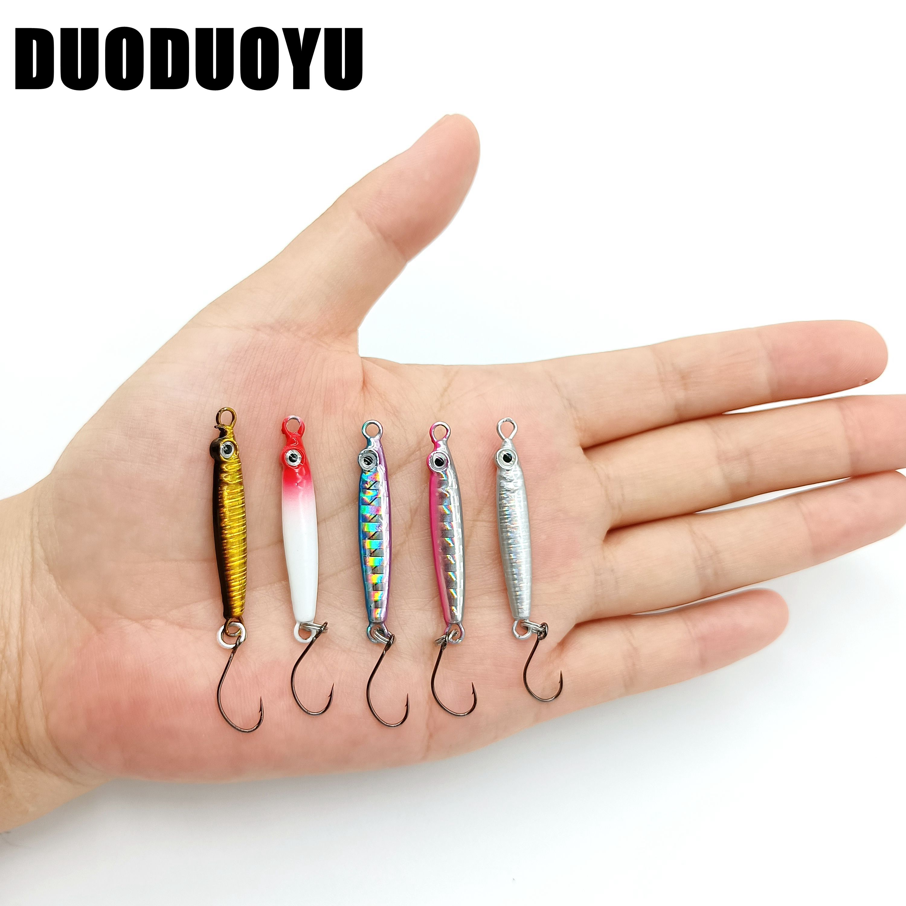 DUODUOYU 5PCS Mini  Metal Jig  - Fishing Equipment For Trout 评论和价格