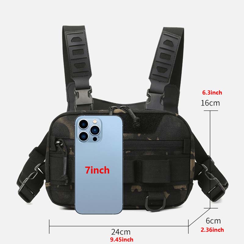 Men's Tactical Chest Bag, Mult - Fishing Equipment Essentials 评论和价格