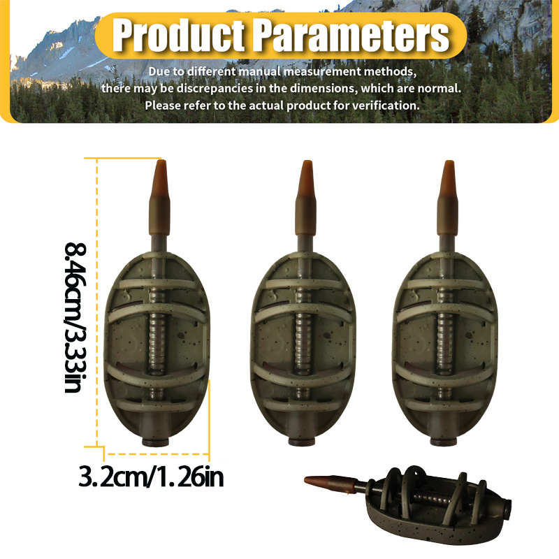 Inline Method Feeder, Short Bo - Fishing Equipment For Trout 评论和价格